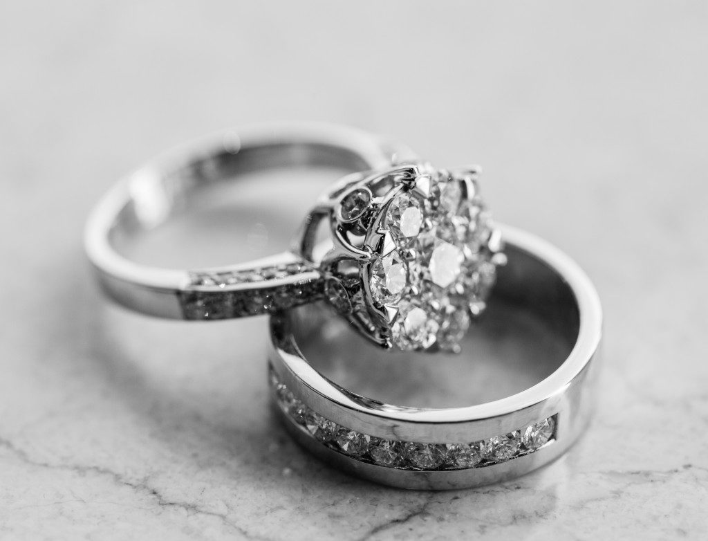 The engagement ring set