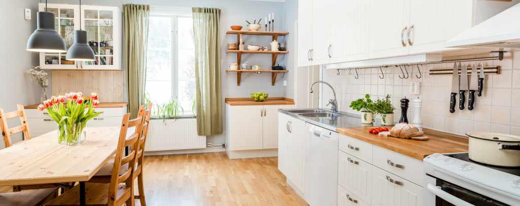 bright interior of house